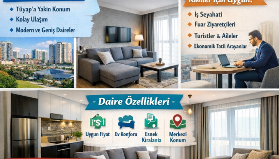 Tuyap Özyurtlar Günlük Kiralık Daireler